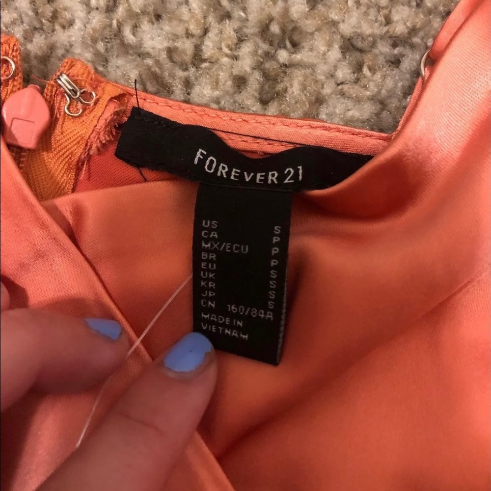 Satin slip dress - Picture 2 of 3